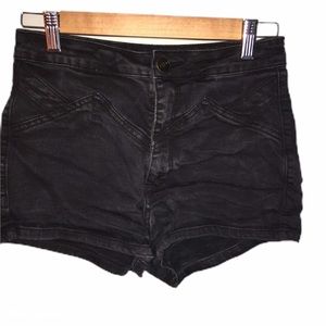 Kendall & Kylie Black Denim High-Rise Shorts